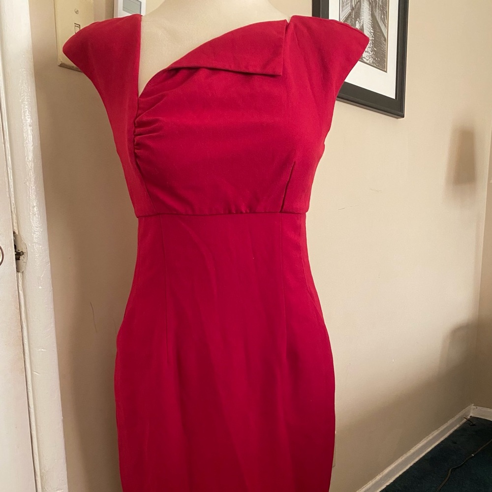 Beautiful red tailor dress very well made